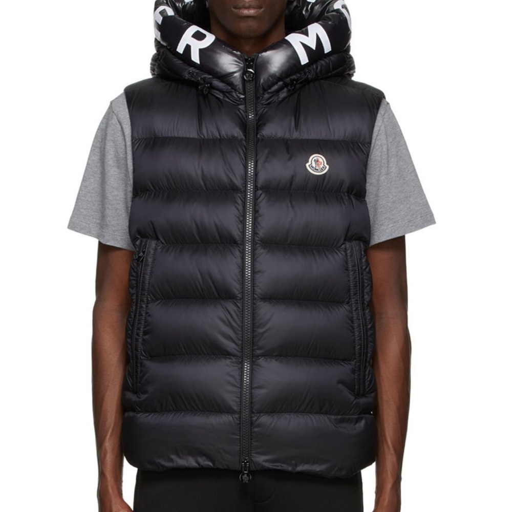 Men's Black Down Montreuil Vest
